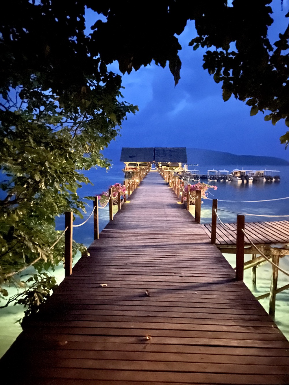 the main jetty of Papua Explorers Resort in Raja Ampat