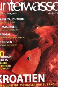 front page of Papua Explorers article in German dive magazine