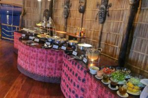 Dinner Buffet at Papua Explorers Resort
