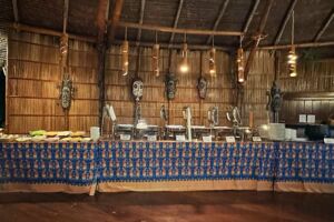 Dinner Buffet at Papua Explorers Resort